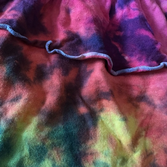 Flowers by Zoe Black and Rainbow Tie-Dye Long Sleeve Dress - Picture 7 of 9